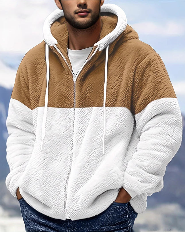 Men's Double-sided Fleece Thermal Jacket
