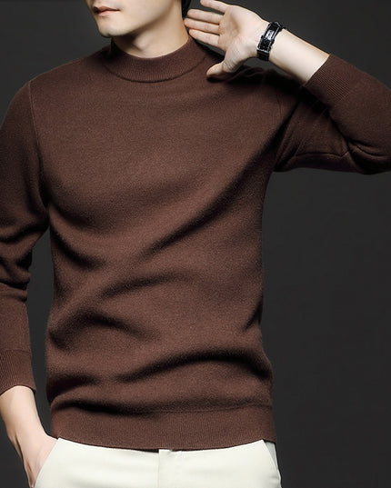 Men's Sweater Worsted Sweater Knitted Long Sleeve