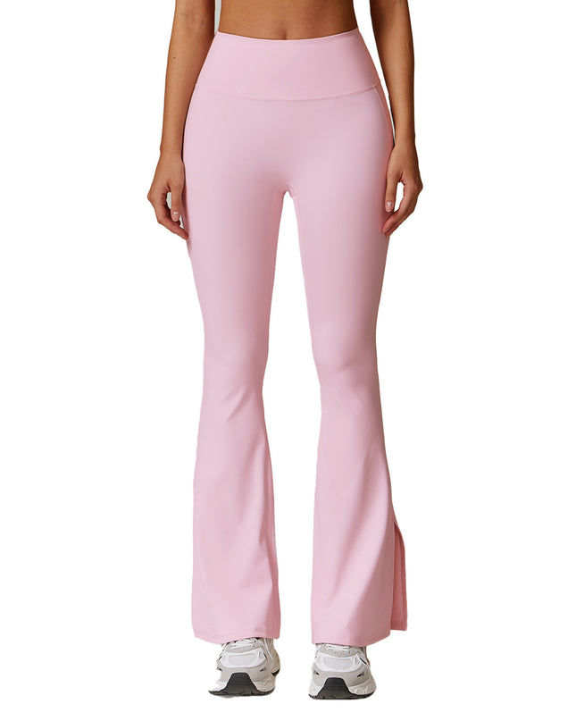 Skinny Peach Hip Raise Yoga Pants Running Sports Bell-bottom Pants
