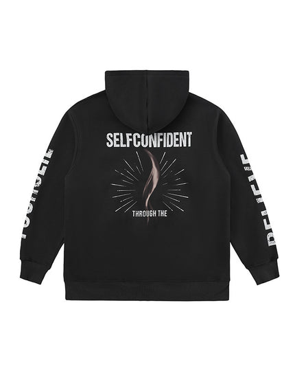 Fashion Men's Loose Top Hooded Bathroom