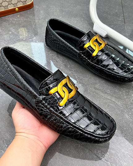 Small Leather Shoes Men's Fashion Low Top
