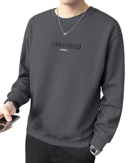 Round Neck Heavy Sweater For Men Spring And Autumn New