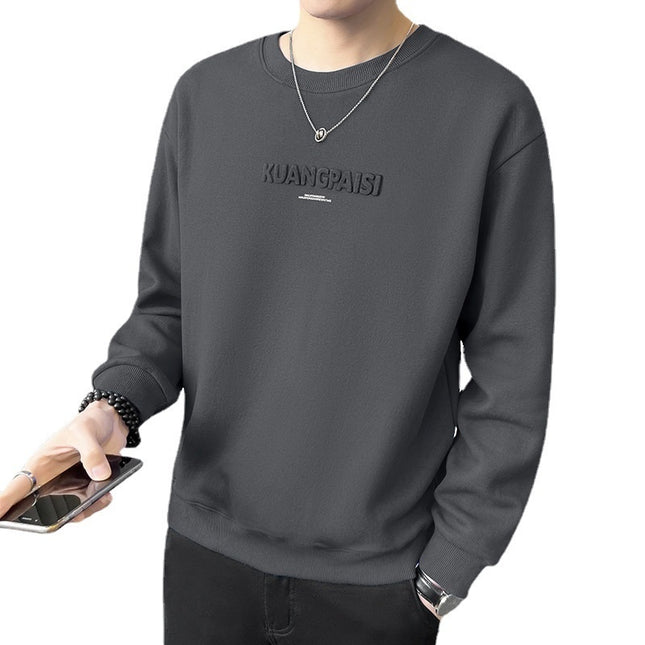 Round Neck Heavy Sweater For Men Spring And Autumn New