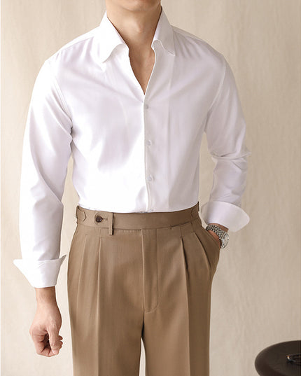 One-piece Collar Long-sleeved Shirt
