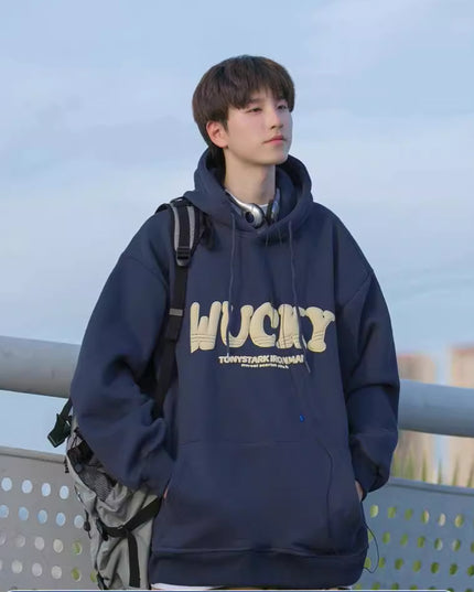 New Autumn Thin Loose Hoodie Men's Hoodie Sweater