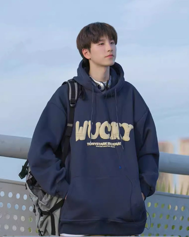 New Autumn Thin Loose Hoodie Men's Hoodie Sweater