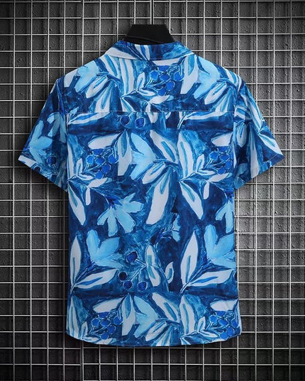 Men's Summer Niche Design Loose Plus Size Casual Shirt