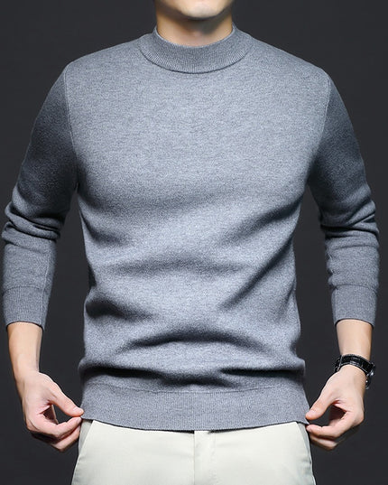 Men's Sweater Worsted Sweater Knitted Long Sleeve