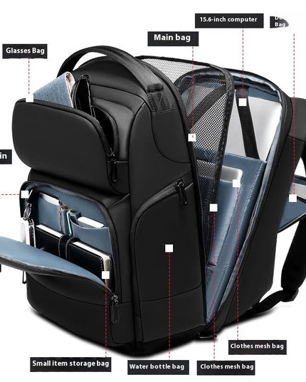 Large Capacity Multi-functional Waterproof Backpack For Business Travel