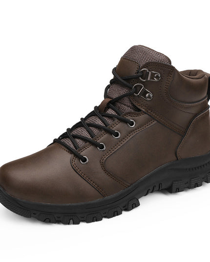 Men's High Top Shock-absorbing Non-slip Outdoor Sports Martin Boots