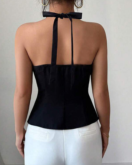 Halter Vest Amazon Summer Backless Strappy Cardigan Women's Clothing
