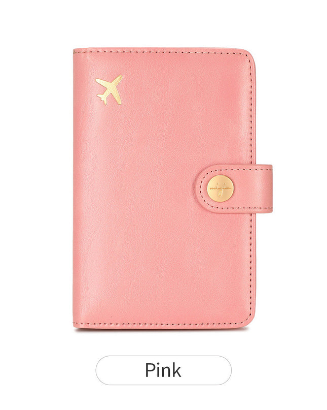 Bag Simple And Portable Multifunctional Passport Holder Fashion Document Storage Protective Cover