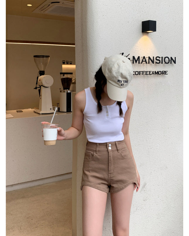 Women's Summer High Waist Denim Shorts