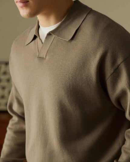 Heavy High-grade V-neck Sweater Pullover