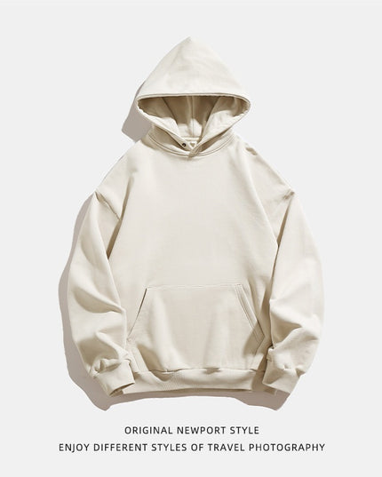 Autumn And Winter Basic Style Loose Solid Color Fashion Brand Coat