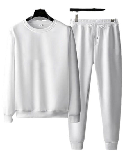 Round Neck Sweatshirt And Sweatpants Fashion Sports Men Suit