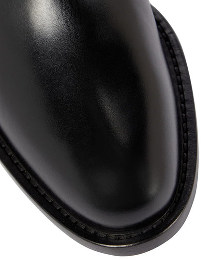 Women's Large Size Simple Low Heel High Boots