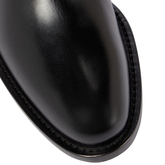 Women's Large Size Simple Low Heel High Boots