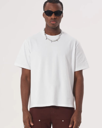 Tall And Versatile Pure Cotton T-shirt American Style