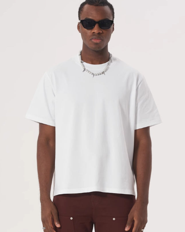 Tall And Versatile Pure Cotton T-shirt American Style