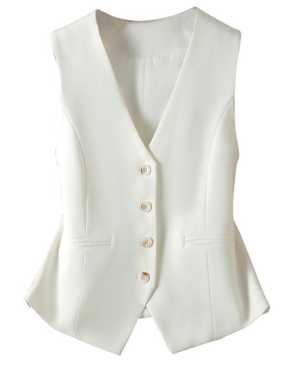 Fashion Design Sense Wild Vest Slimming Workplace Vest