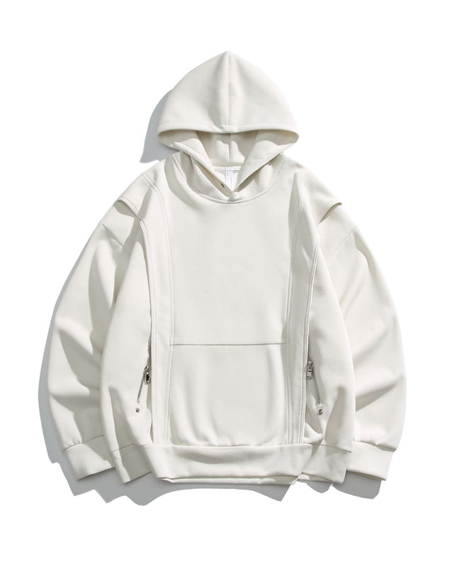Fashion Personality Rivets Hooded Sweater Men