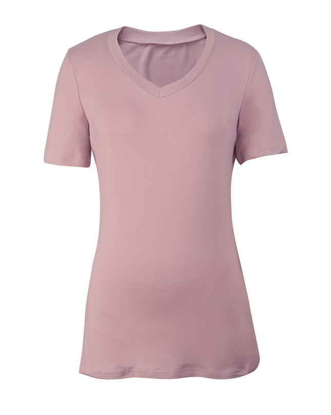 Women's V-neck Slim-fit Top