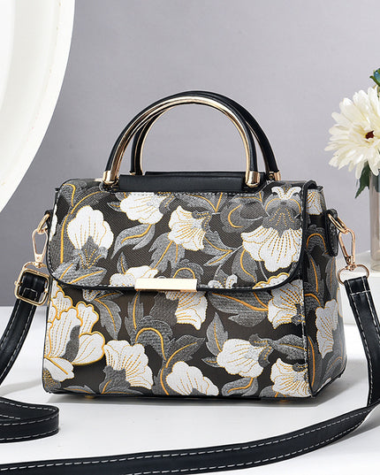 Chinese Style Printed Trendy Women's Shoulder Messenger Bag