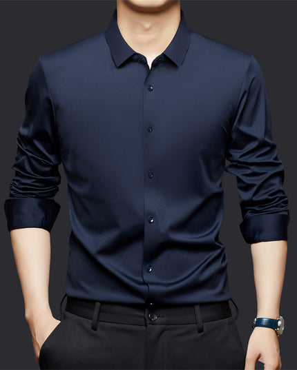 Seamless High Elastic Long Sleeve Anti-wrinkle Shirt