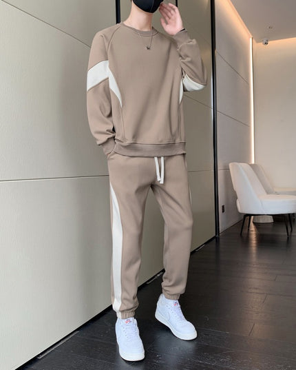 American Sweater Loose Trousers Youth Fashion Casual Two-piece Suit