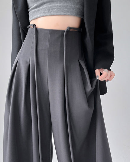 High Waist Drooping Loose Loose Trousers Casual Pants