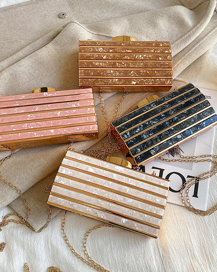 Women's High-end Patch Acrylic Evening Bag