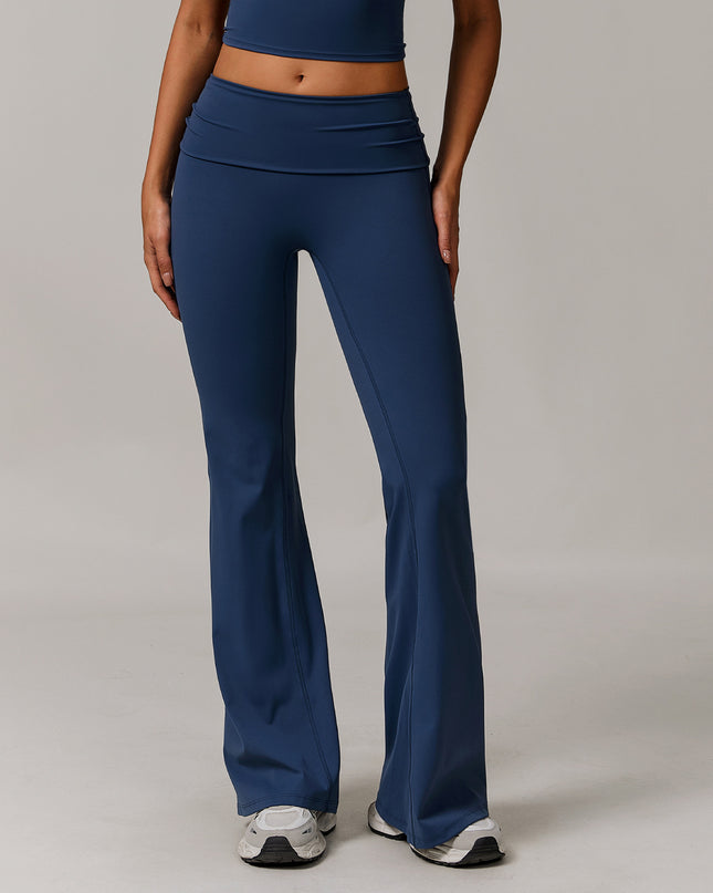 Women's Casual Folding High Waist Yoga Pants