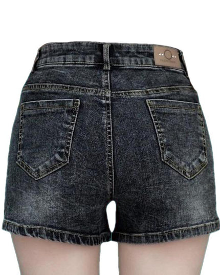 High Waist Denim Shorts Slimming Versatile Loose Word Outerwear Hot Pants Trendy