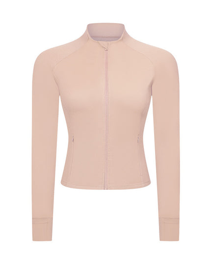 Slim-fit Yoga Wear Long Sleeve Tup Cardigan