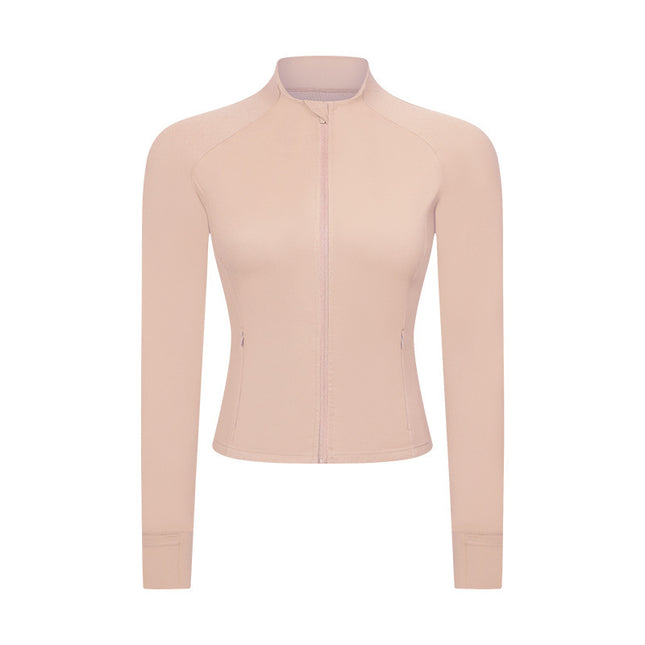 Slim-fit Yoga Wear Long Sleeve Tup Cardigan