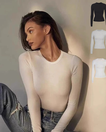 Shoulder Modal Stretch Tight Sports Long Sleeve