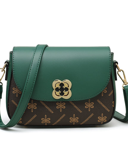 Women's Printed Contrast Color Small Bag