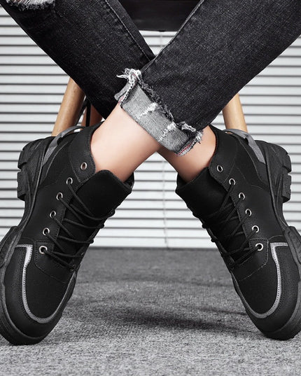 Men's Casual High Top Canvas Martin Boots