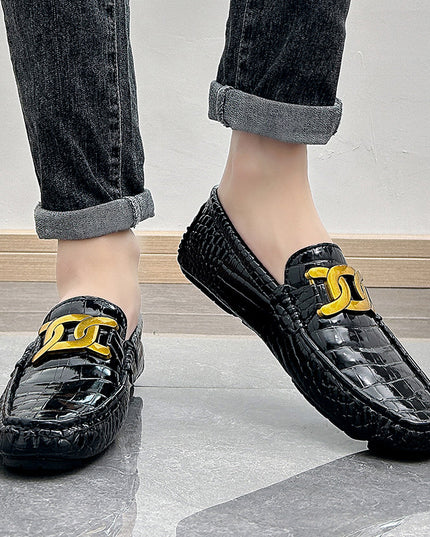 Small Leather Shoes Men's Fashion Low Top