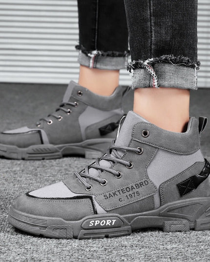 Men's Casual High Top Canvas Martin Boots
