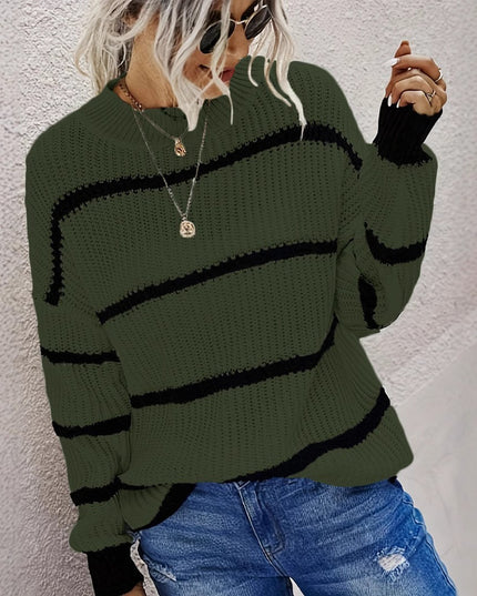 Women's Loose Knitted Pullover Sweater Coat