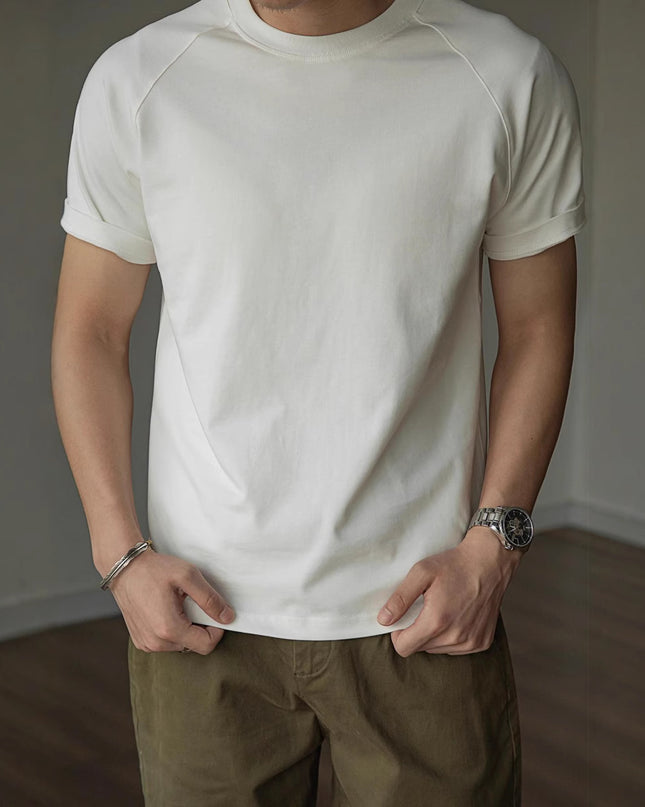 American Retro 300g Heavy Round Neck Dry T-shirt