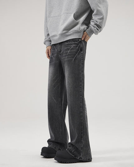 Men's Lightning Crack Blue Jeans