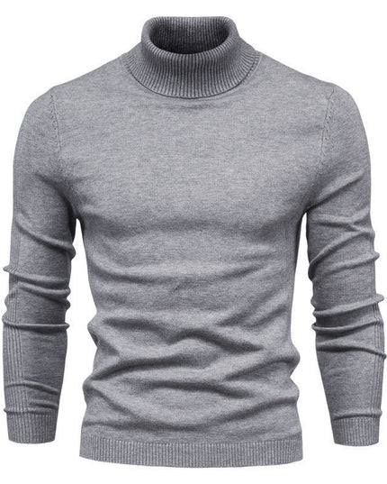Men's Solid Color Pullover Sweater
