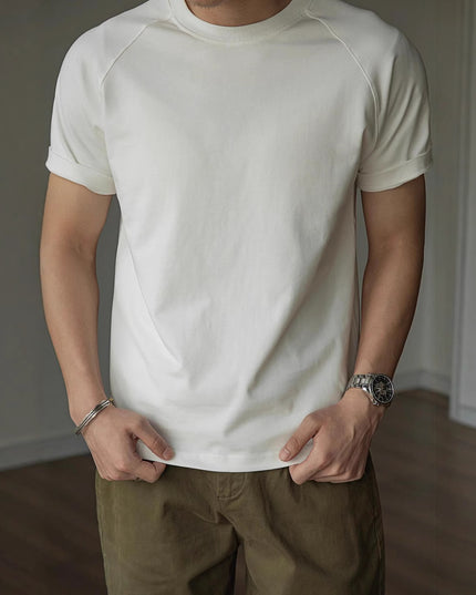 American Retro 300g Heavy Round Neck Dry T-shirt