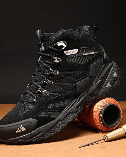 Outdoor Leisure Sports High-top Waterproof Non-slip Men's Hiking Shoes