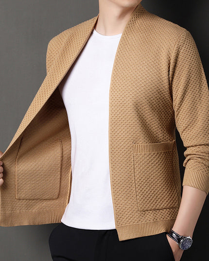 Men's Knitted Cardigan Sweater Coat