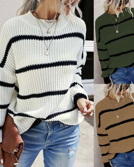 Women's Loose Knitted Pullover Sweater Coat