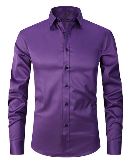 Stretch Long Sleeve Shirt Men's Work